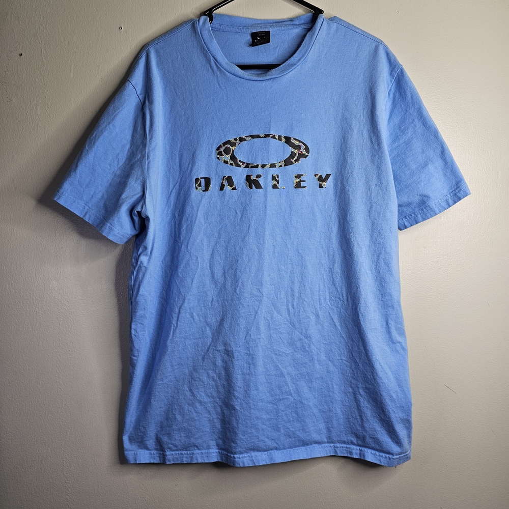 Oakley Light Blue Graphic Tee